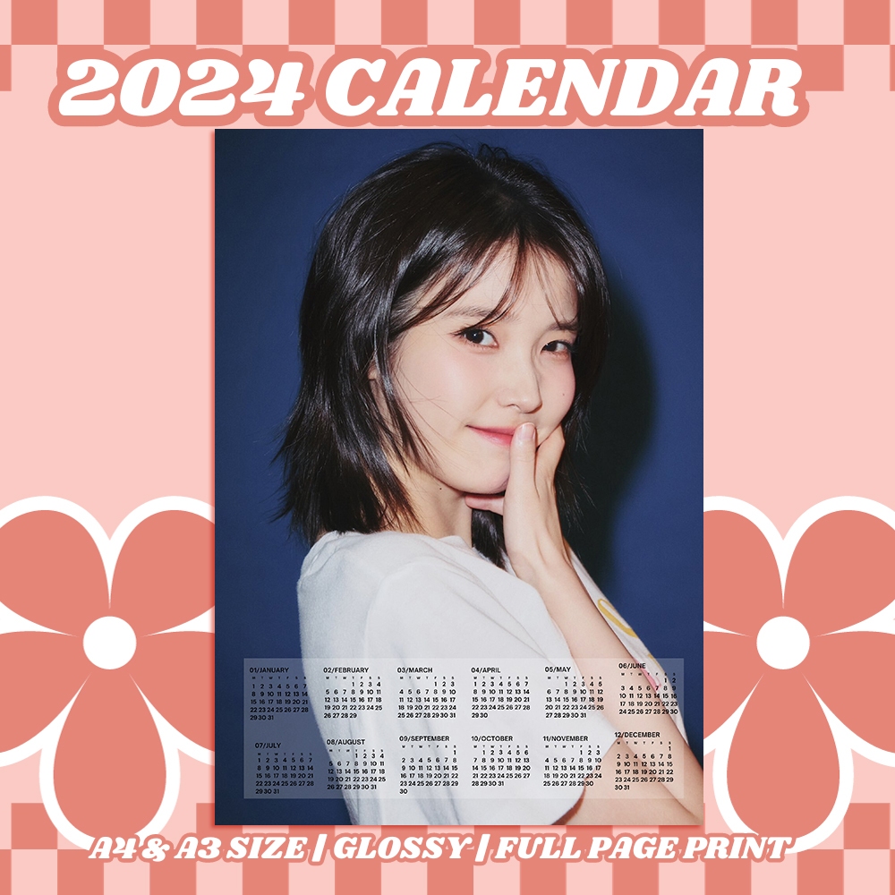 IU 2024 CALENDAR POSTER Shopee Philippines