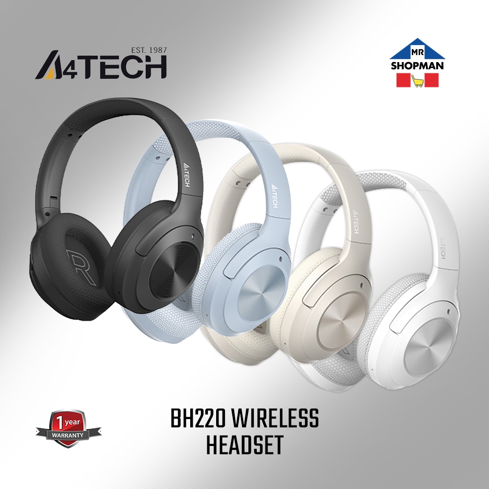 A4tech BH220 Wireless Headset Headphones | Shopee Philippines