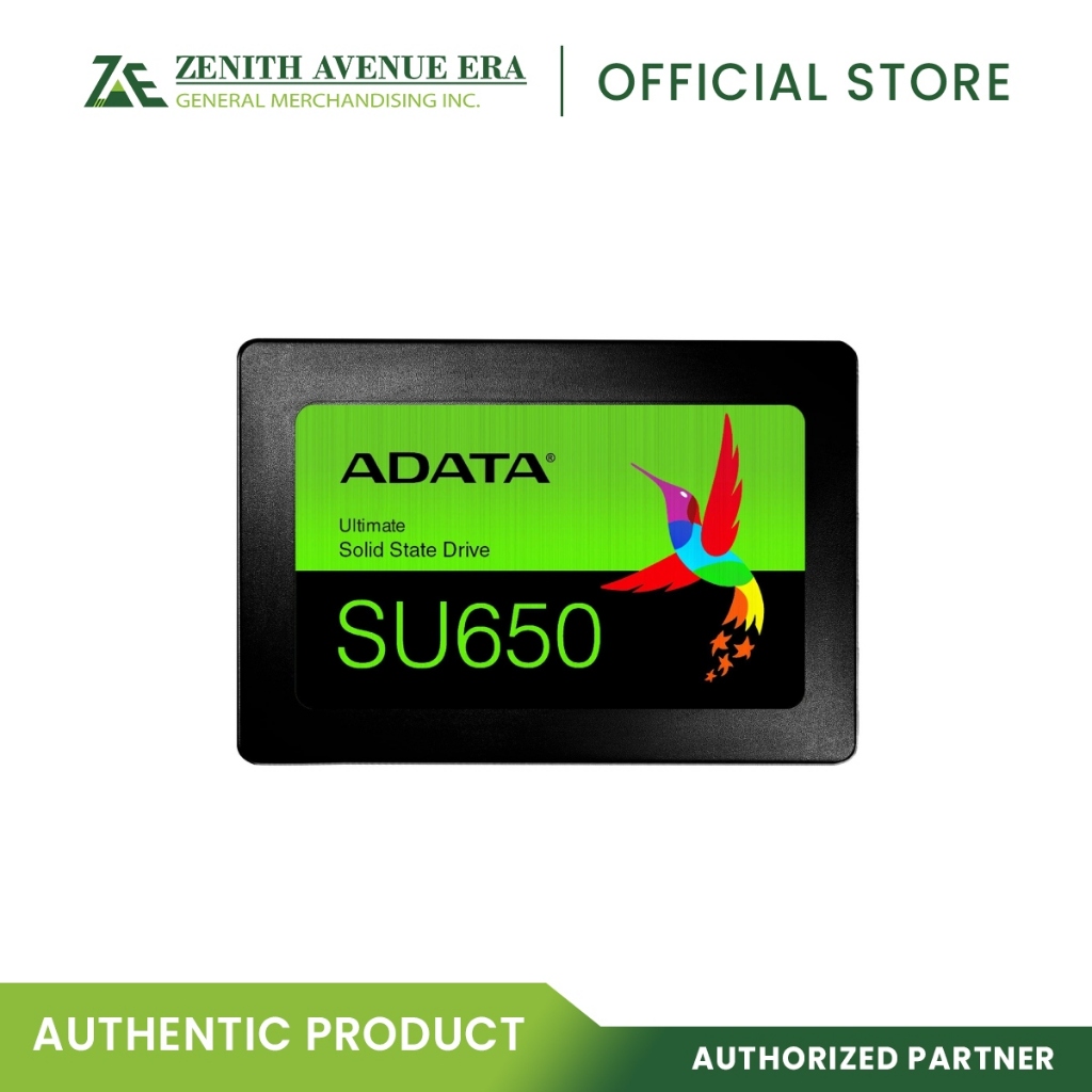 Adata AD-ASU650SS-240GT-R SU650 240GB SATAIII 2.5" 3D NAND SSD | Shopee ...