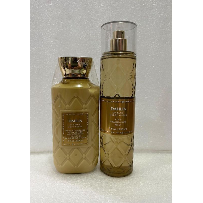 Bath & Body Works Dahlia Fine Fragrance Mist Body Cream Lotion