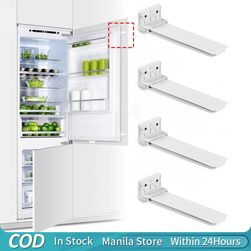 4pcs/set Universal Refrigerator Door Slide Rail Embedded Refrigerator ...