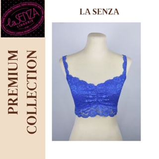 Fabulous La Senza Royal Blue Lace Padded Bra, New, 32C