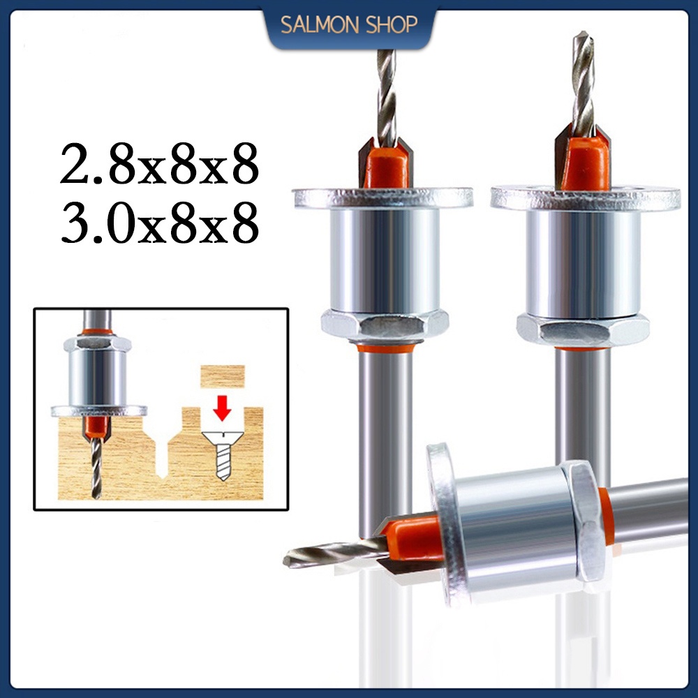 Adjustable Countersink Drill Bit Shank Woodworking Extractor Remon