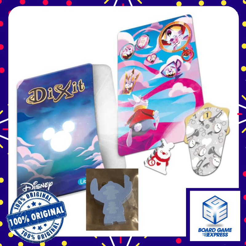 Disney Dixit Promo Alice In Wonderland + Stitch meeple Promos - Board ...