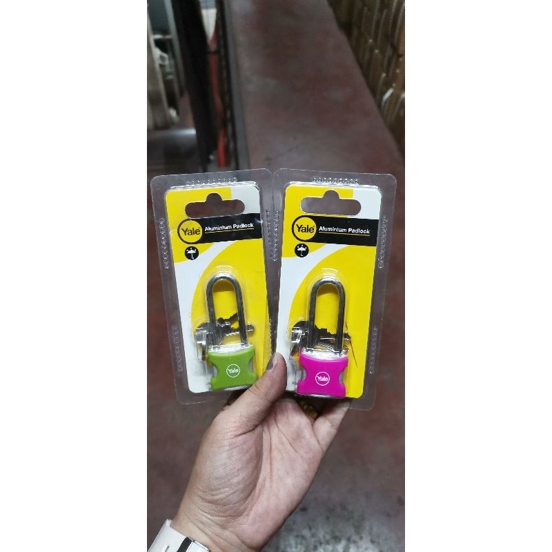Yale Padlock Long Shackle With Pvc Protection Cover Ye3/25/141/1 ( 25mm ...