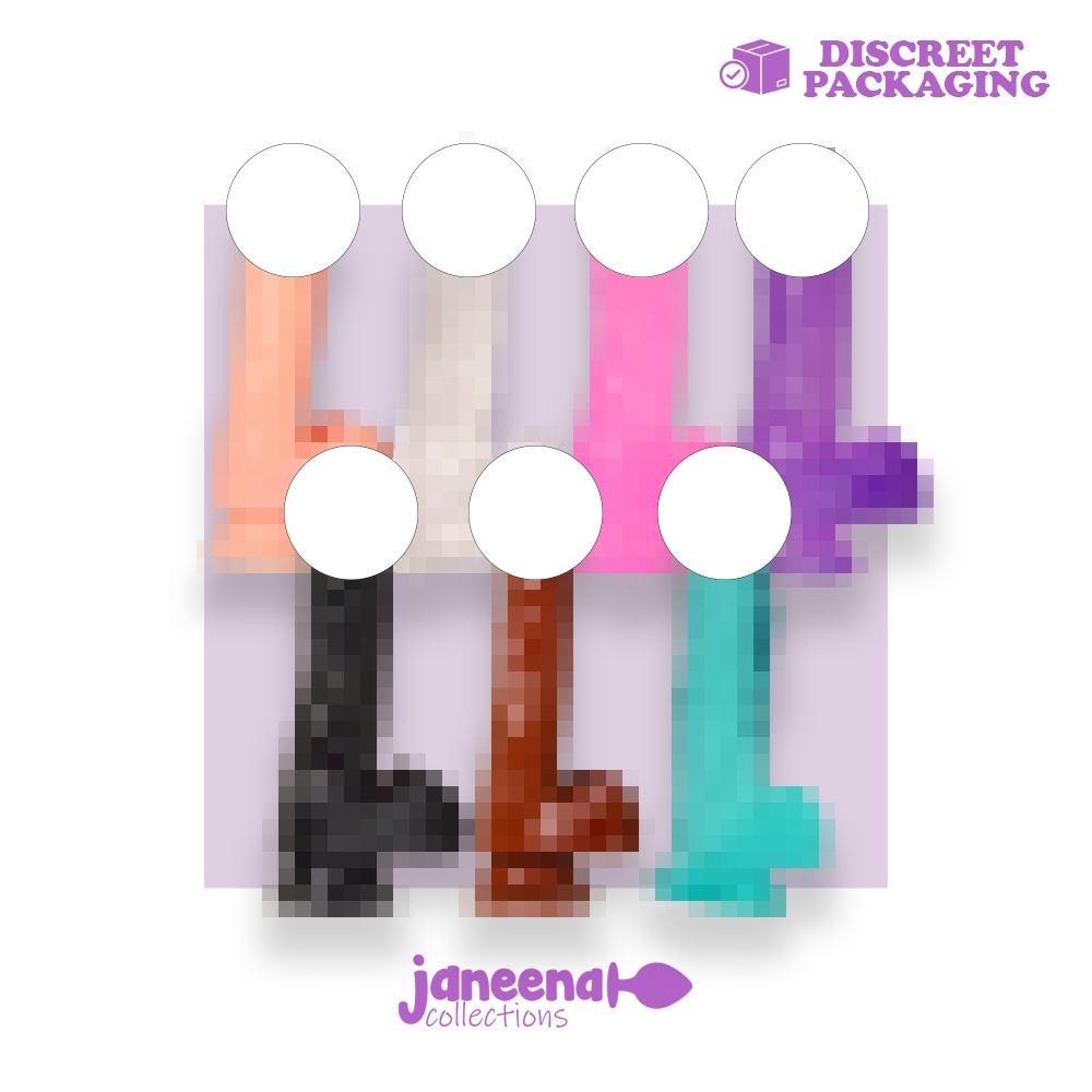 Janeena 7 Inch Realistic Soft Penis Dildo Jelly Sex Toys For Girl And Women Shopee Philippines