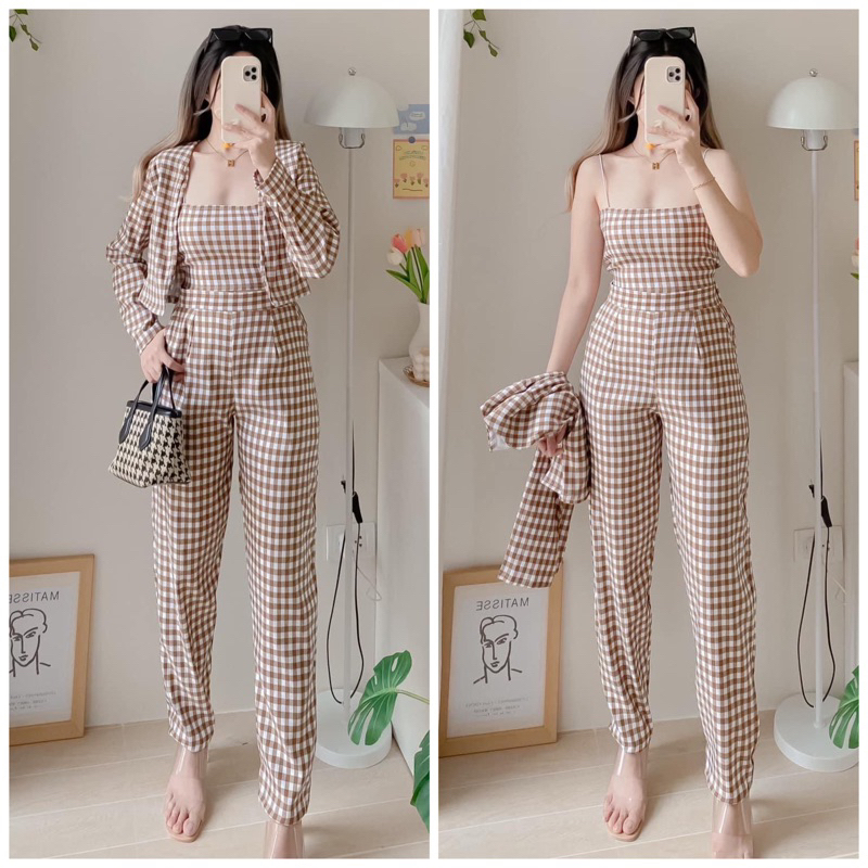 Olivia 3 in 1 Blazer Pants Terno MALL QUALITY Blazer Pants Coords Women Terno Sale Shopee Philippines