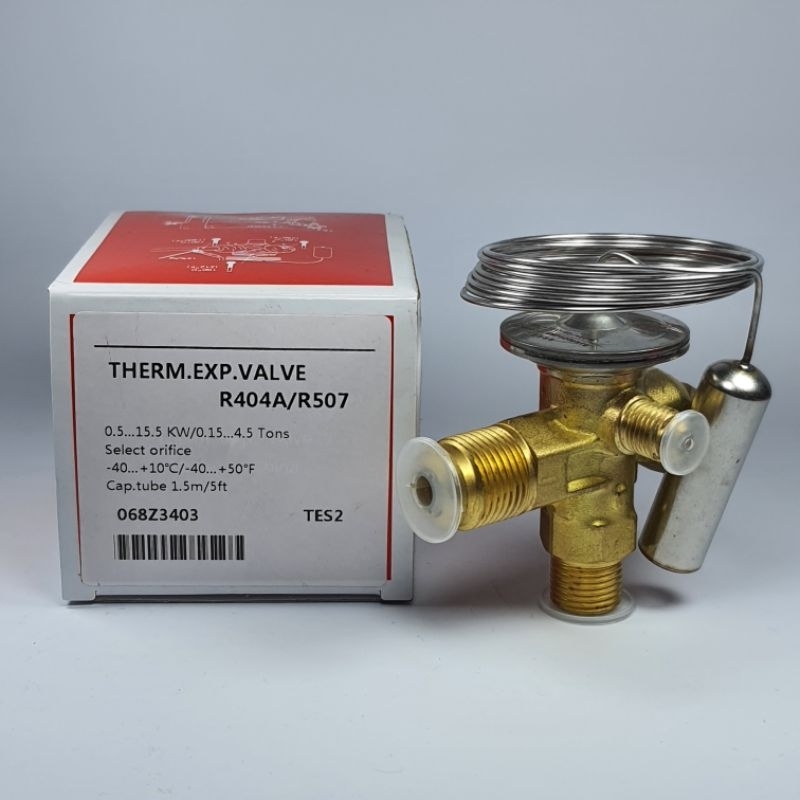 Thermostatic Expansion Valve TES2 R404a & R507 / TEN2 R134a / TEX2 R22
