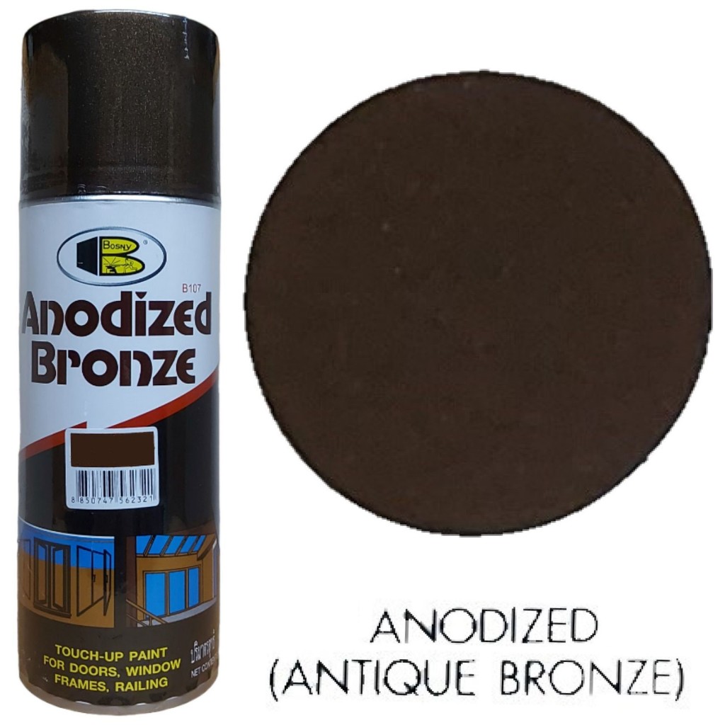 Bosny Anodized Bronze Spray Paint Gloss or Flat Anodized Antique Bronze 400cc Shopee