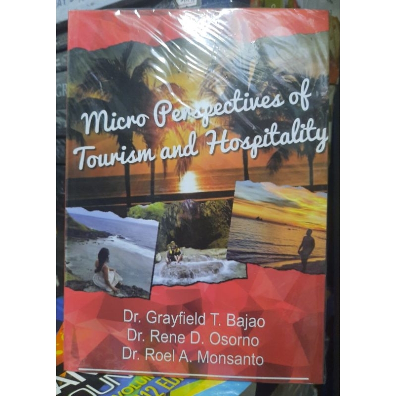 Micro Perspective of Tourism and Hospitality by Bajao | Shopee Philippines