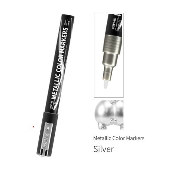 Jual DSPIAE MKA Metallic Color Gundam Markers - MKA-01 Metallic Red Di - Foto 2