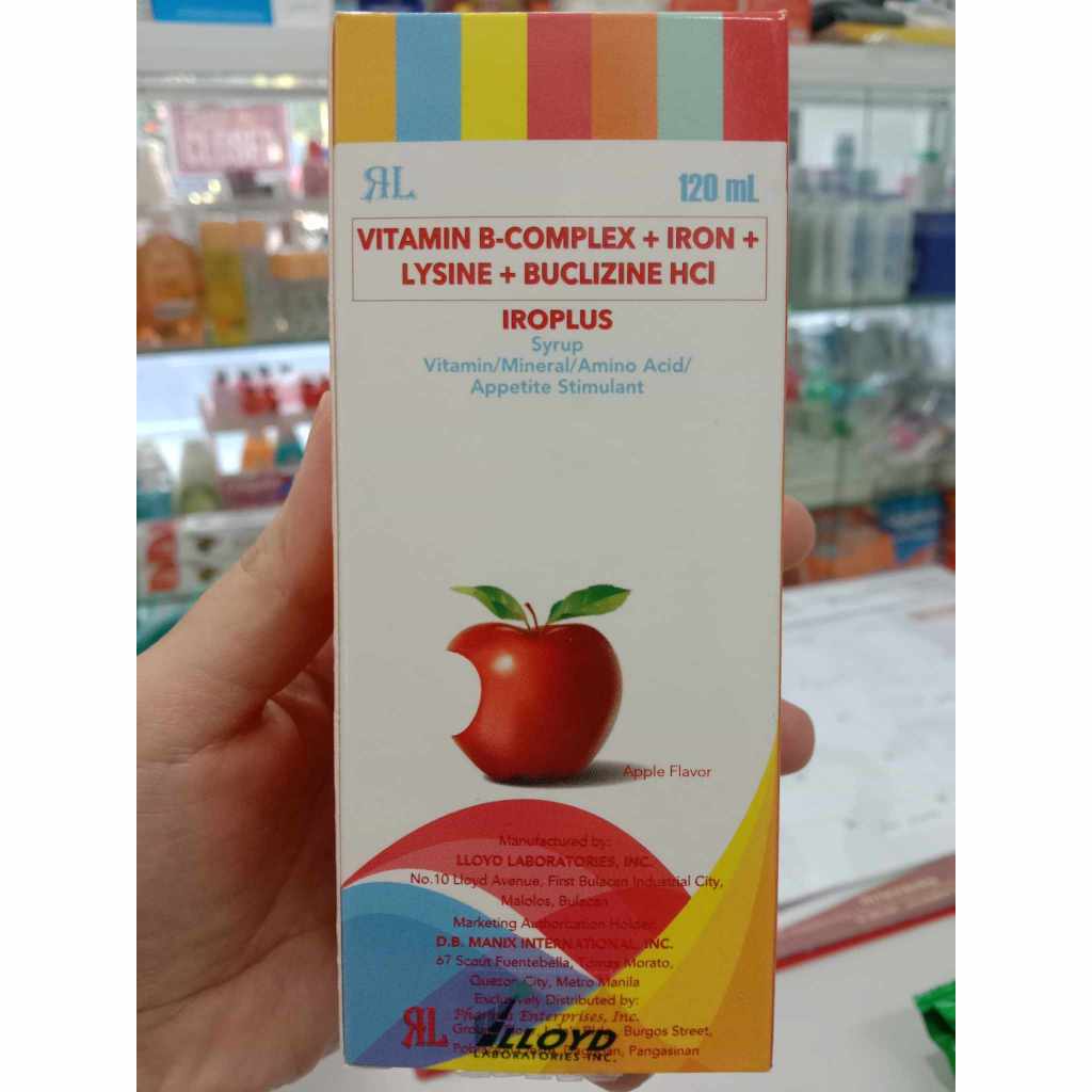 (IROPLUS ) vitamin HCI 120ml syrup