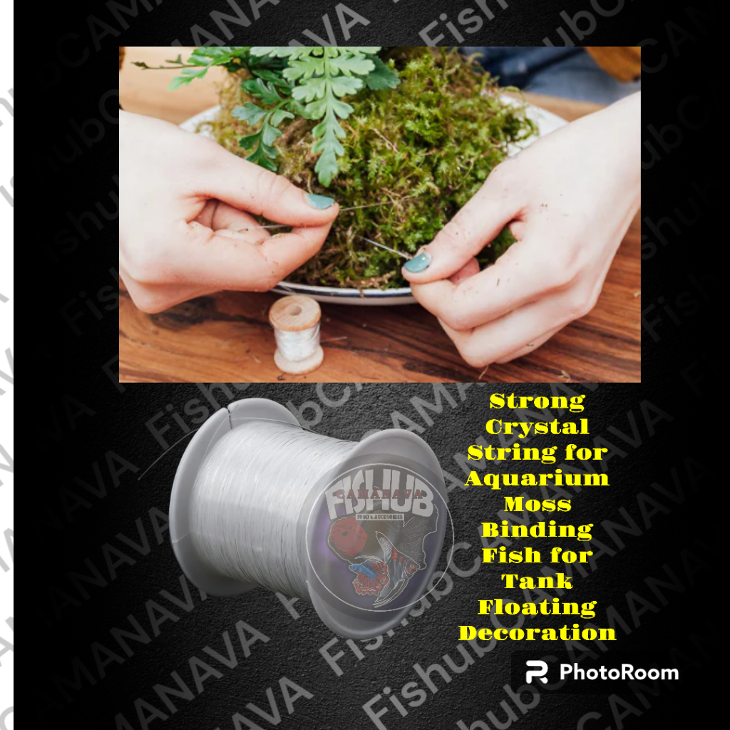 Strong Crystal String for Aquarium Moss Binding Fish for Tank Floating ...
