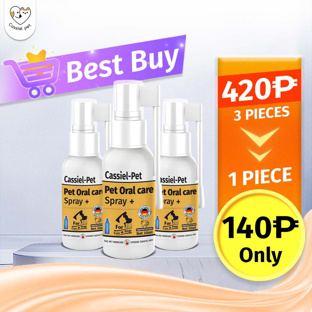 Cassiel Pet Mouth Spray For Bad Breath Mouth Ulcer Gums Inflammation ...