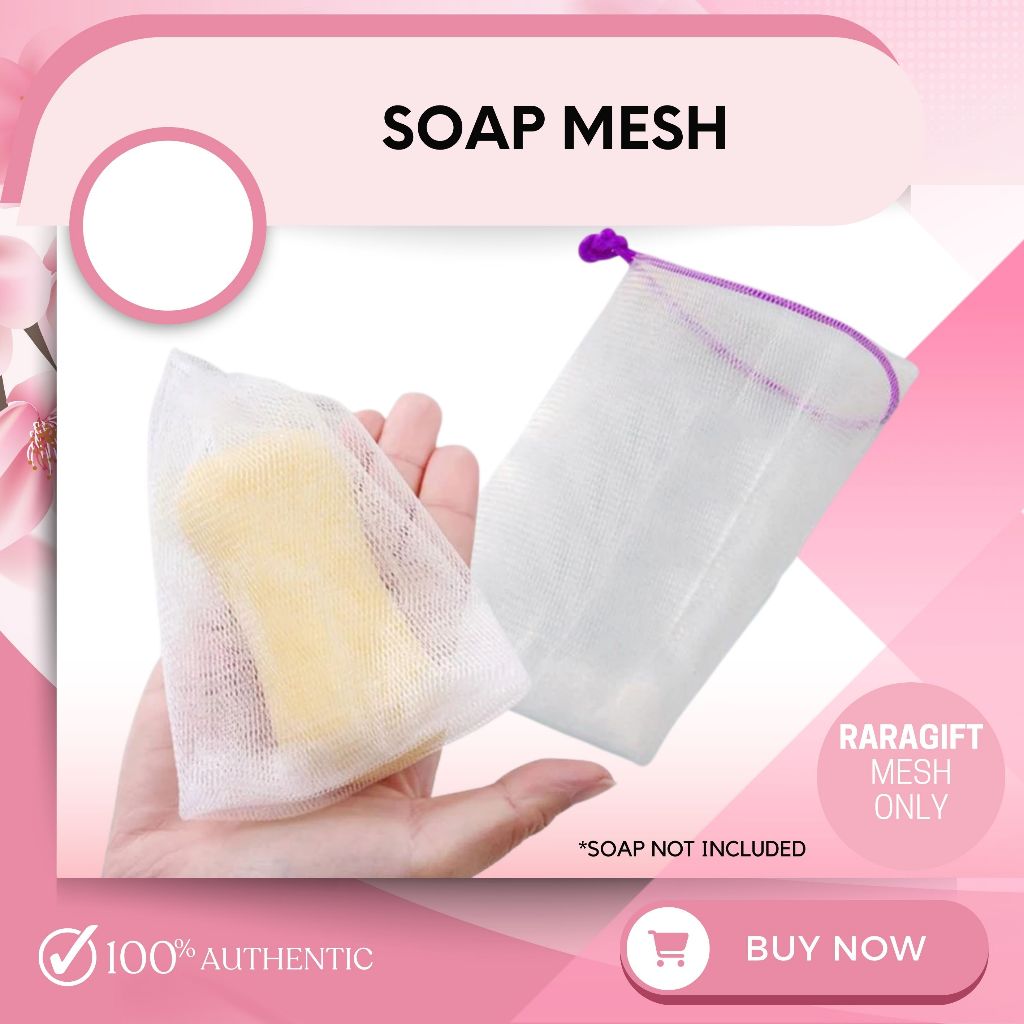 Soap Mesh Foaming Net Bubble Mesh Bag Skin Clean Tool Rarats