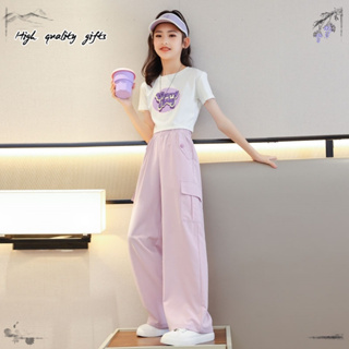 Jogger Pants for Kids Girls Summer Pants Candy Pants 5-16 Years