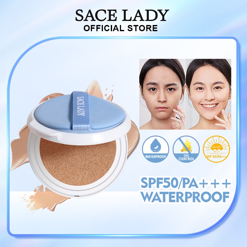 SACE LADY BB & CC Cream Cushion Foundation Refill Oil-Control Flawless ...