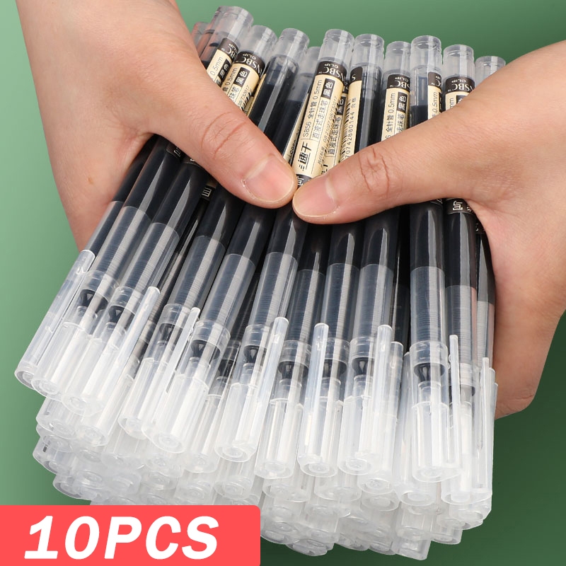 HGS 10pcs Gel Pen 0.5mm Neutral Pen Sign Pen Ballpen Set Ball Pen ...