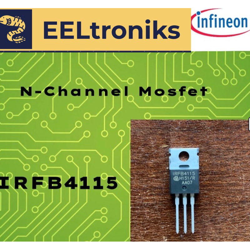 5pcs IRFB4115 Power MOSFET - TO-220 Package By International Rectifier