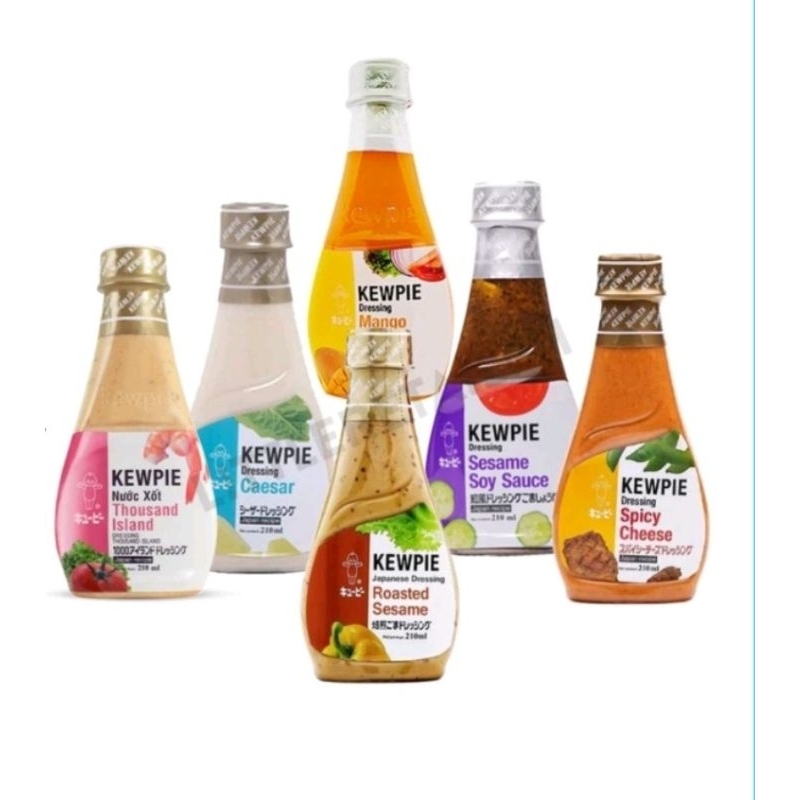 KEWPIE DRESSING CAESAR/ SPICY CHEESE/ SESAME 210ml Shopee Philippines