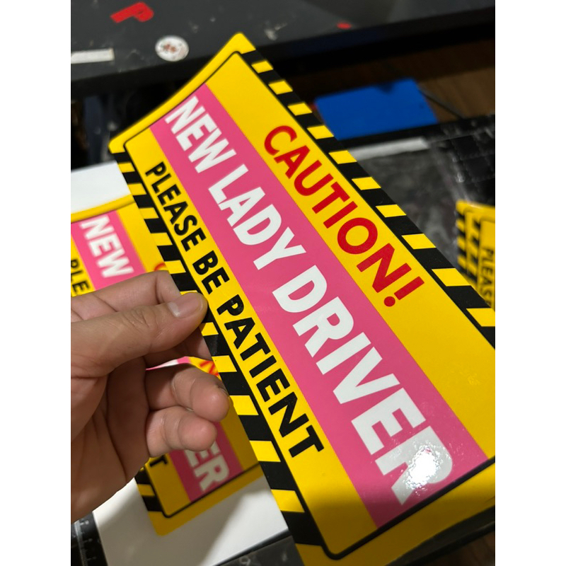 NEW LADY DRIVER (3.5x9” 2pcs) | Shopee Philippines