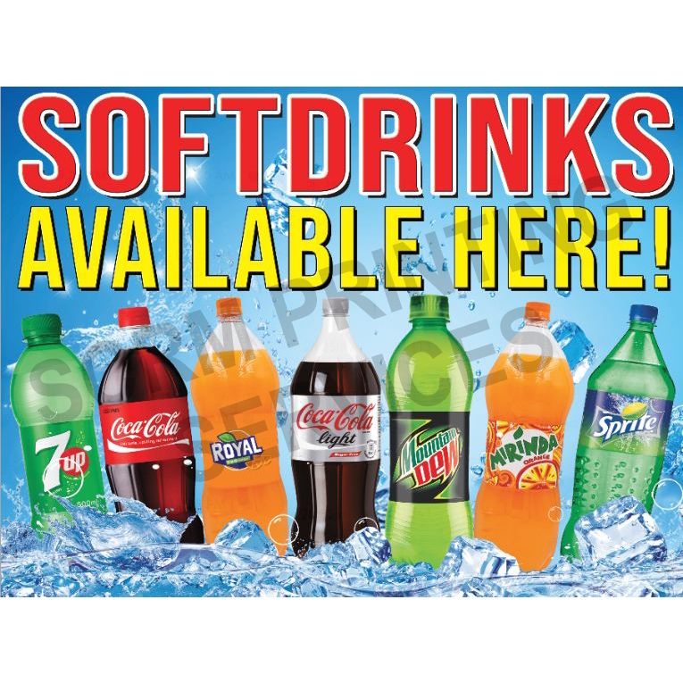 SOFTDRINKS FOR SALE TARPAULIN (tindahan serye) Shopee Philippines