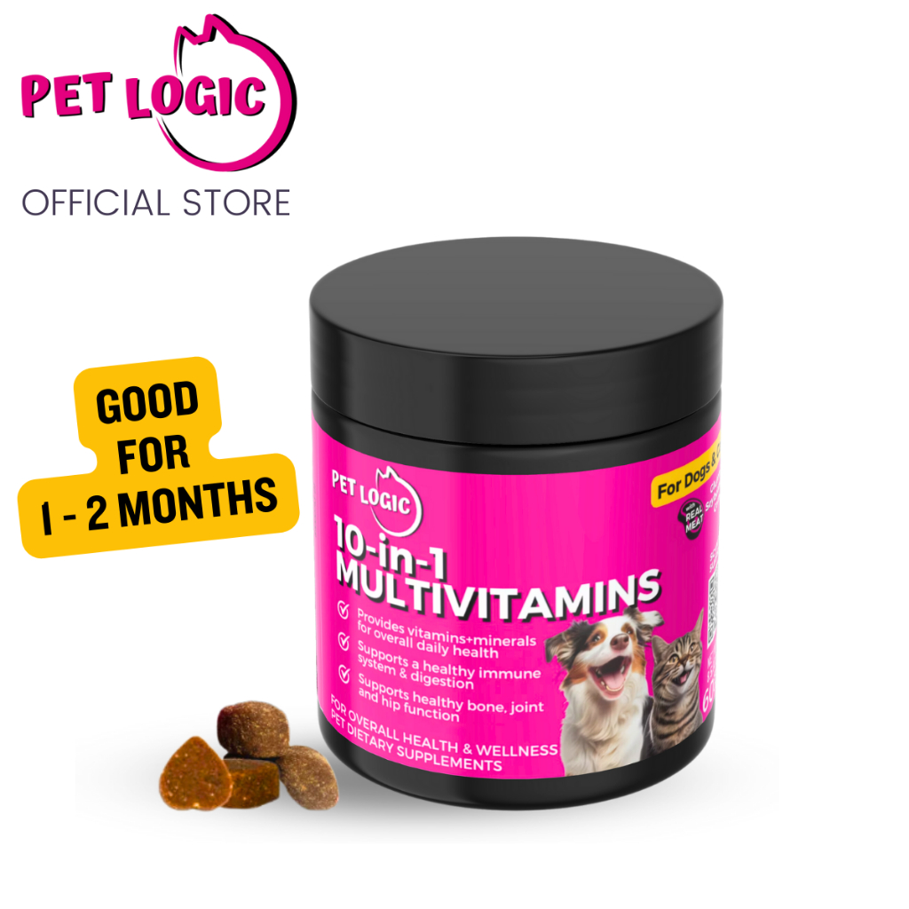 Pet Logic 10in1 Multivitamins 240g Dog & Cat Treats Supplement Pet