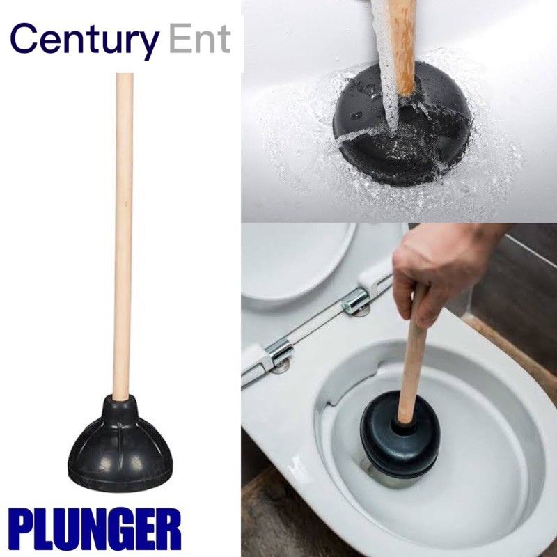 Rubber PLUNGER Heavy Duty | For Clogged Toilets, Sinks, Drainage and ...