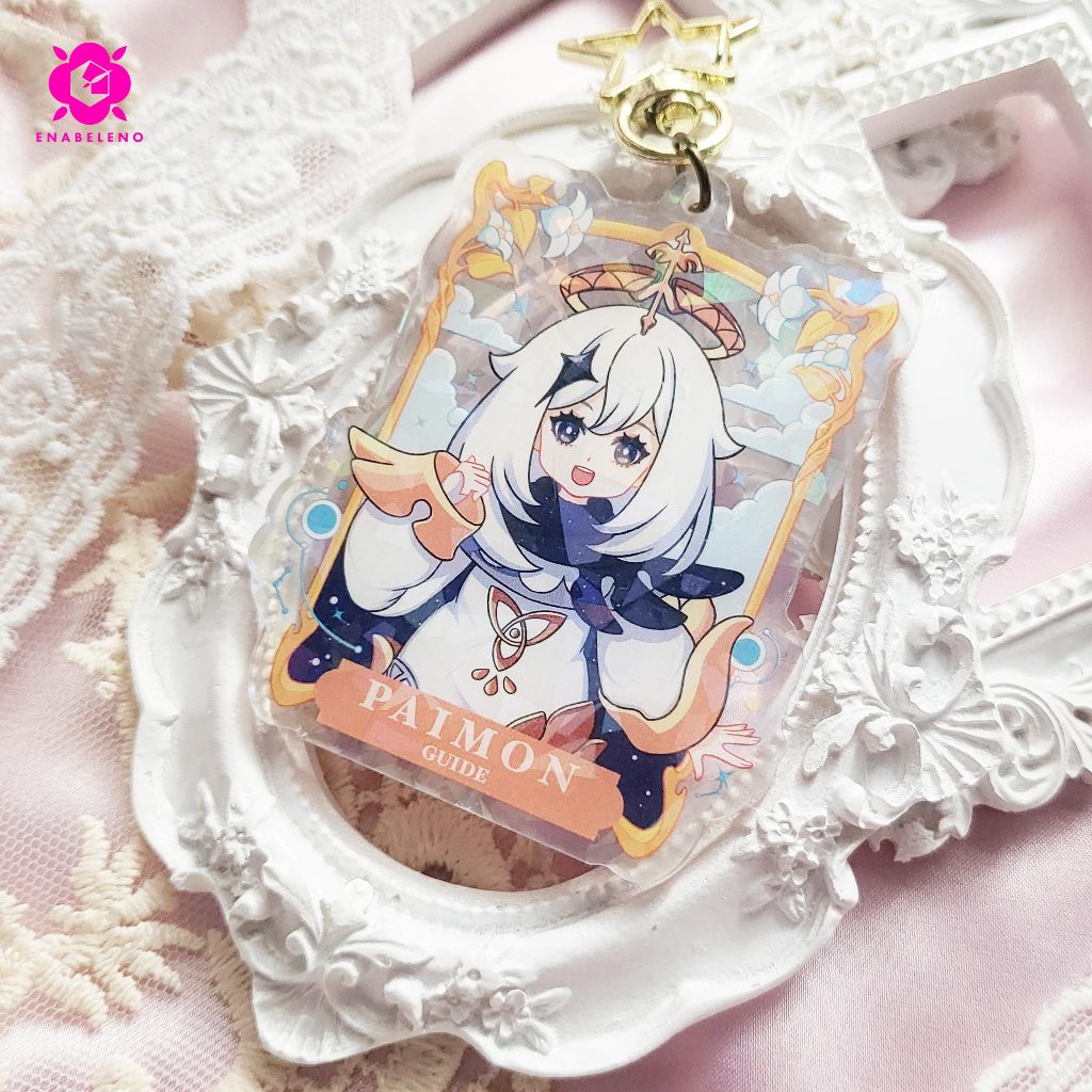 Paimon Genshin Impact Keychain | enabelenoart | Shopee Philippines