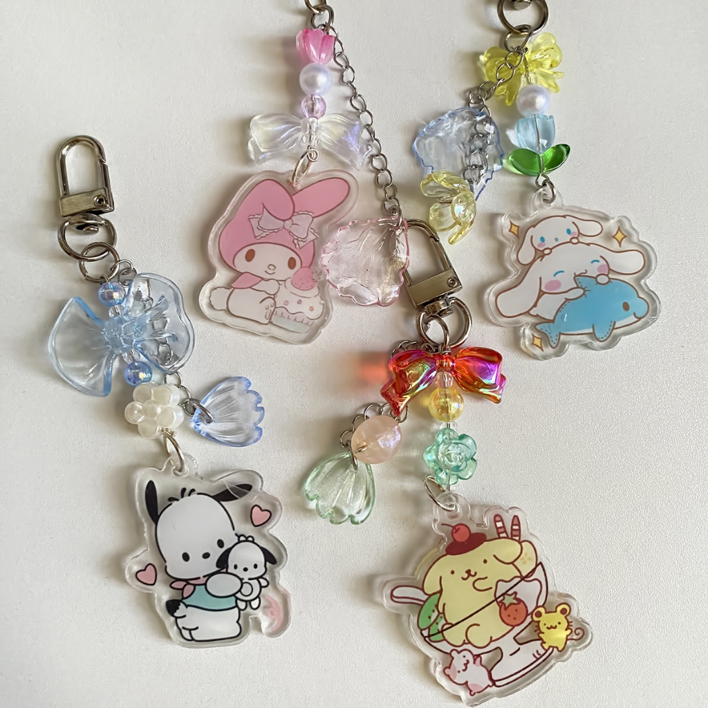 Sanrio acrylic keychain cinnamoroll pompurin pochacco | Shopee Philippines