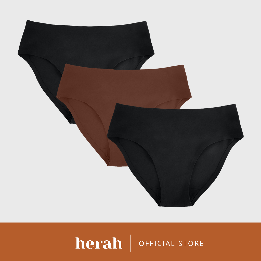 panty Herah Hipster Seamless Panty for Petite to Plus Size - 3 in 1 Multi-pack  (XS to 5XL) | Shopee Philippines