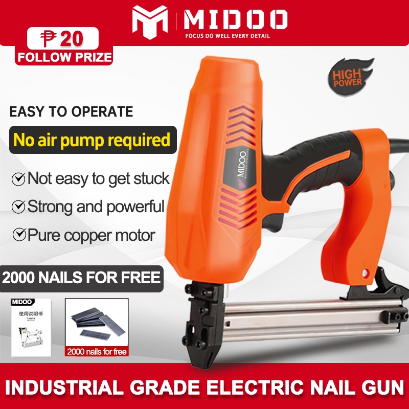 MIDOO Electric Nail Gun /Electric Nail Tacker /Woodworking Nail Guns