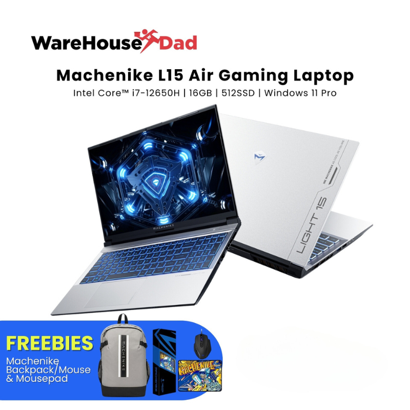 Machenike L15 AIR 15.6inch Intel Core™ i712650H 16GB DDR4 512SSD