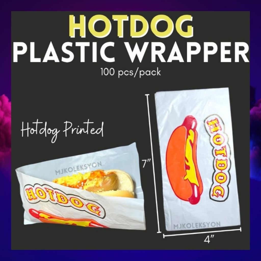 Burger Wrapper and Hotdog Plastic Wrapper 100pcs | Shopee Philippines