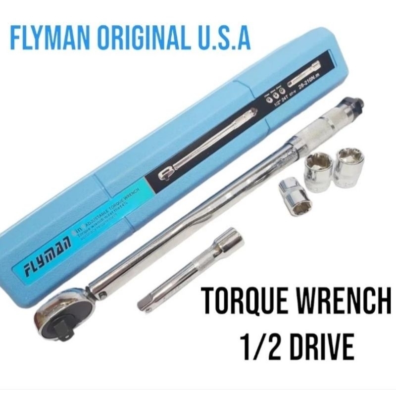 flyman orig. Torque wrench 1/2 drive Shopee Philippines
