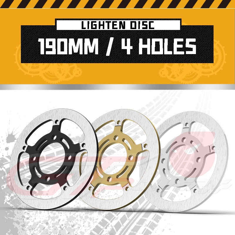 BUTA DISC XRM125 TRINITY REAR / SONIC REAR Lighten Disc Xrm125 190MM ...