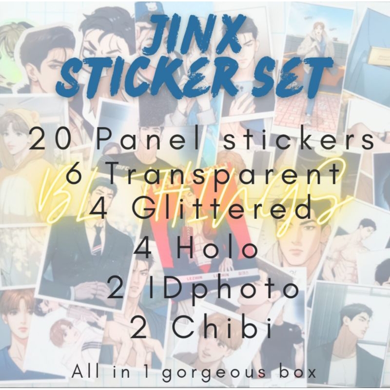 Jinx Sticker Set Bl Manhwa Shopee Philippines