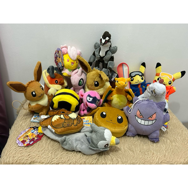 Pokemon Stuffed toy Pokemon Center Takara Tomy Banpresto Pokemon Fit Posing