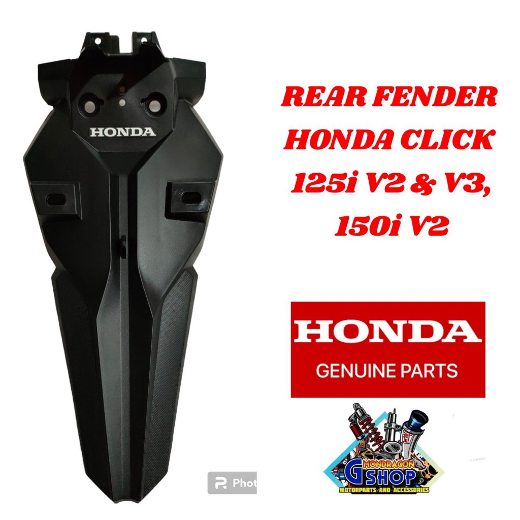 REAR FENDER FOR HONDA CLICK 125i 150i V2 125i V3 GC - 80100-K59-T10ZA ...