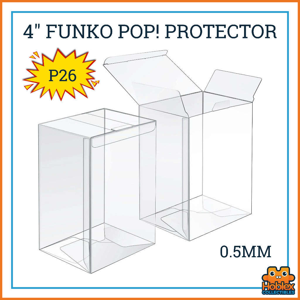 Funko Pop Protektoren 20er Pack – 0,5 Mm Dick, Für 10 Cm Figuren, Kristallklar, Schützt Vor Staub & Kratzern