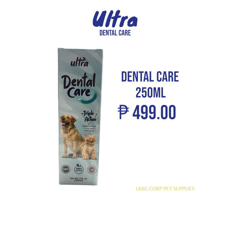 Ultra Cat Dog Dental Care No Brushing needed 250ml Daily oral care anti plaque