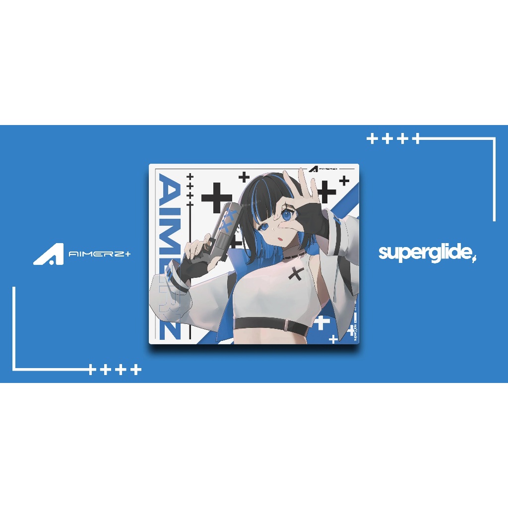 その他 [Aimerz Edition] Superglide Glass pad Aimerz Edition] Superglide Glass Mousepad – Pulsar Gaming Gears