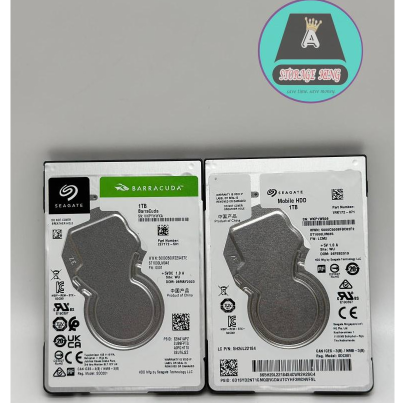 Seagate 1Tb Barracuda Internal Hard Drive HDD 2.5 Inch Sata For Pc Laptop Shopee Philippines