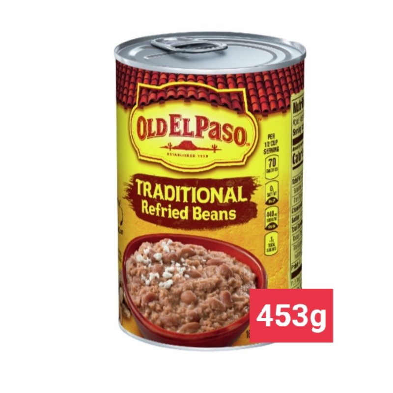 Old El Paso Traditional Refried Beans Cholesterol Free 453g Shopee Philippines