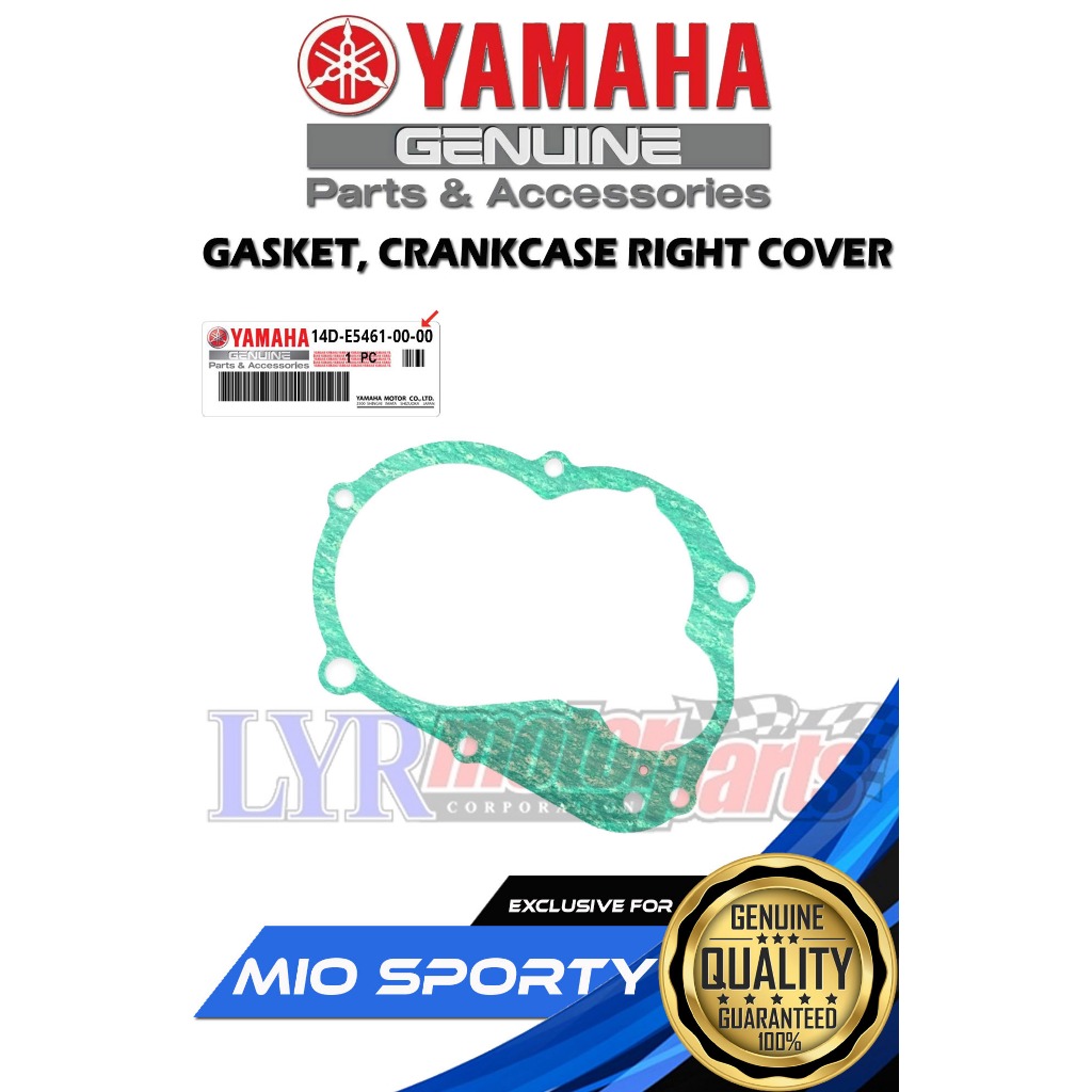 YAMAHA GENUINE GASKET, CRANKCASE RIGHT COVER FOR MIO 115 SPORTY ( 14D