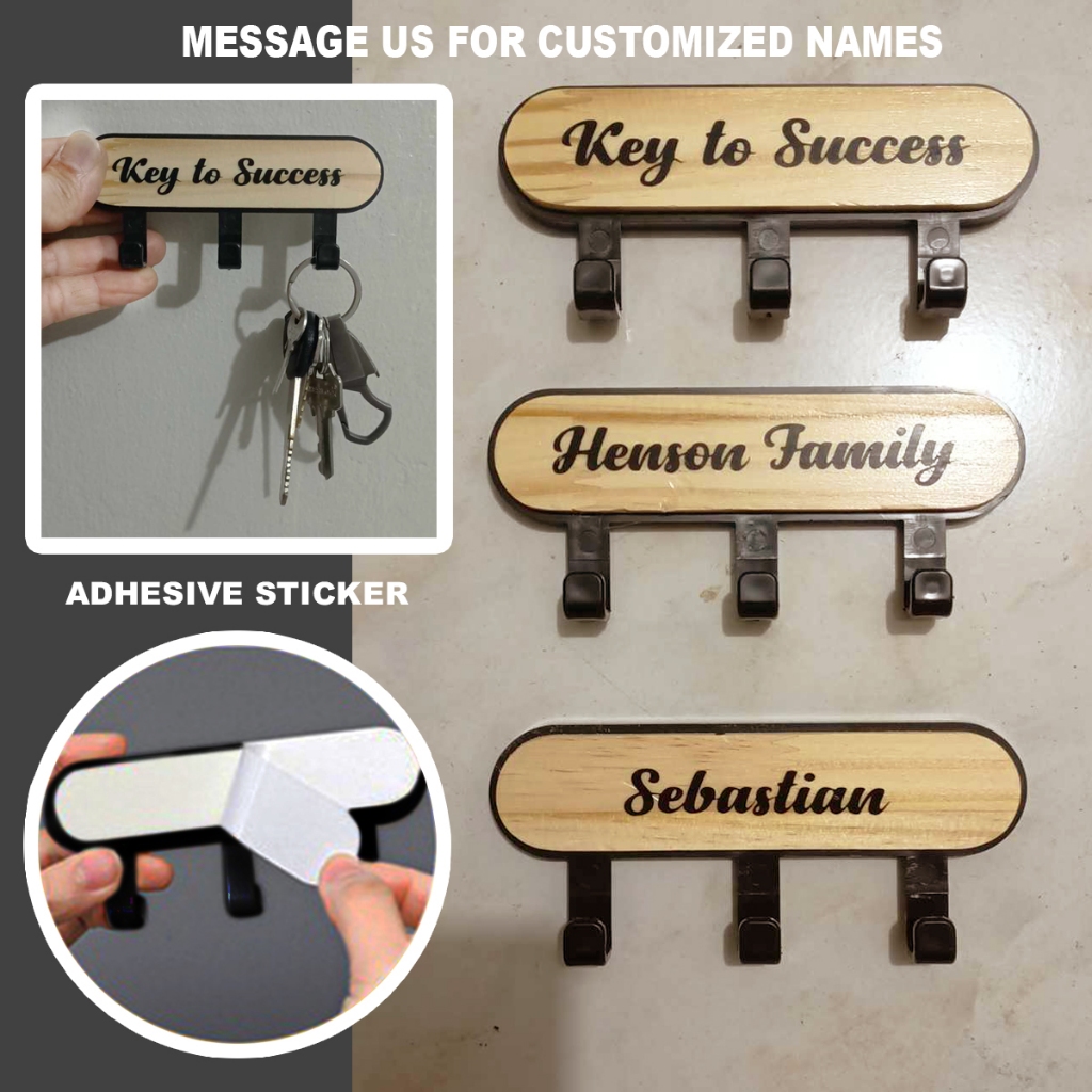 Mini Key Holder Customized Key Holder Self Adhesive PVC Plastic ...