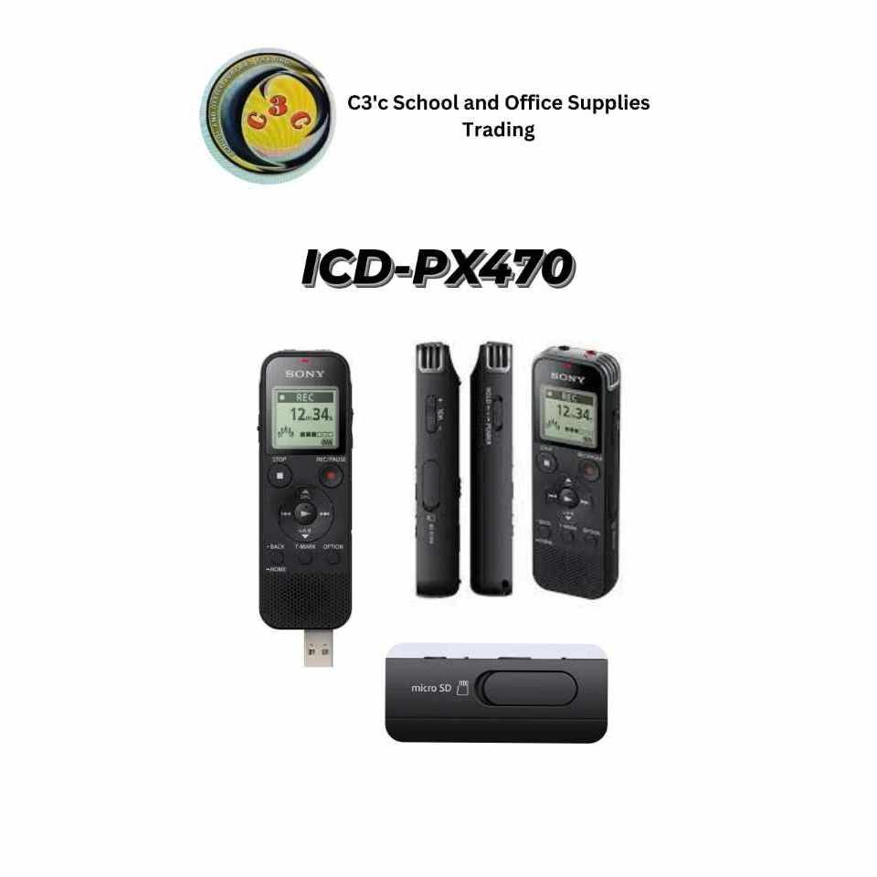 (ICDPX470) Sony Digital Voice Recorder Shopee Philippines