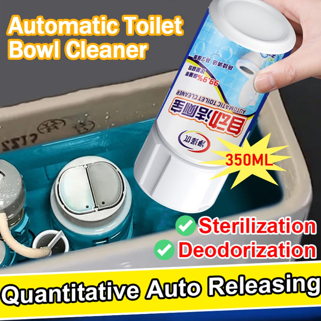 Automatic Toilet Bowl Cleaner 350ml Auto Releasing Dirt Removal Toilet ...