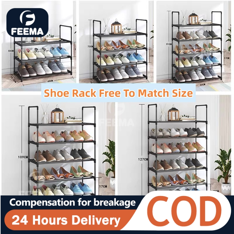 8 Layer Shoe Rack, Stainless Steel Shoes, Storage Organizer, Home Stand ...