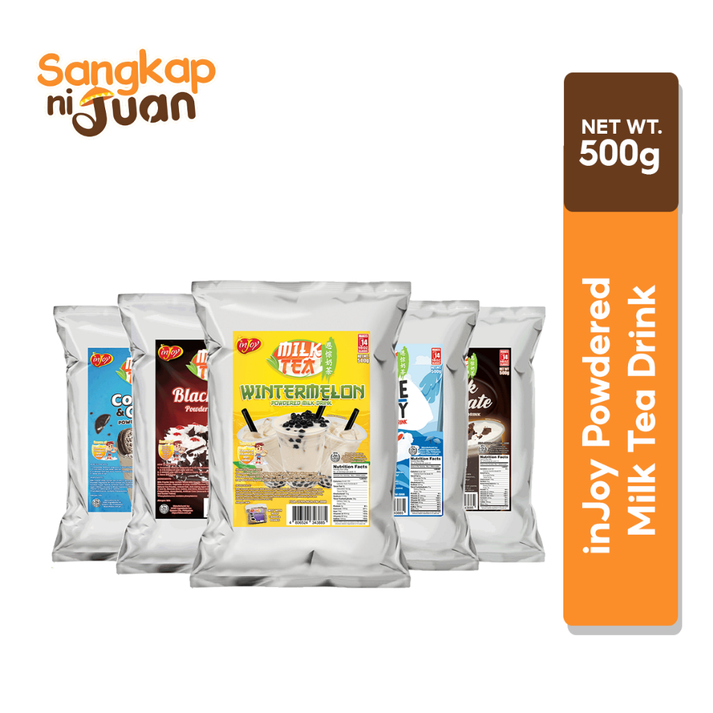 inJoy Powdered Milk Tea Drink 500g | Shopee Philippines